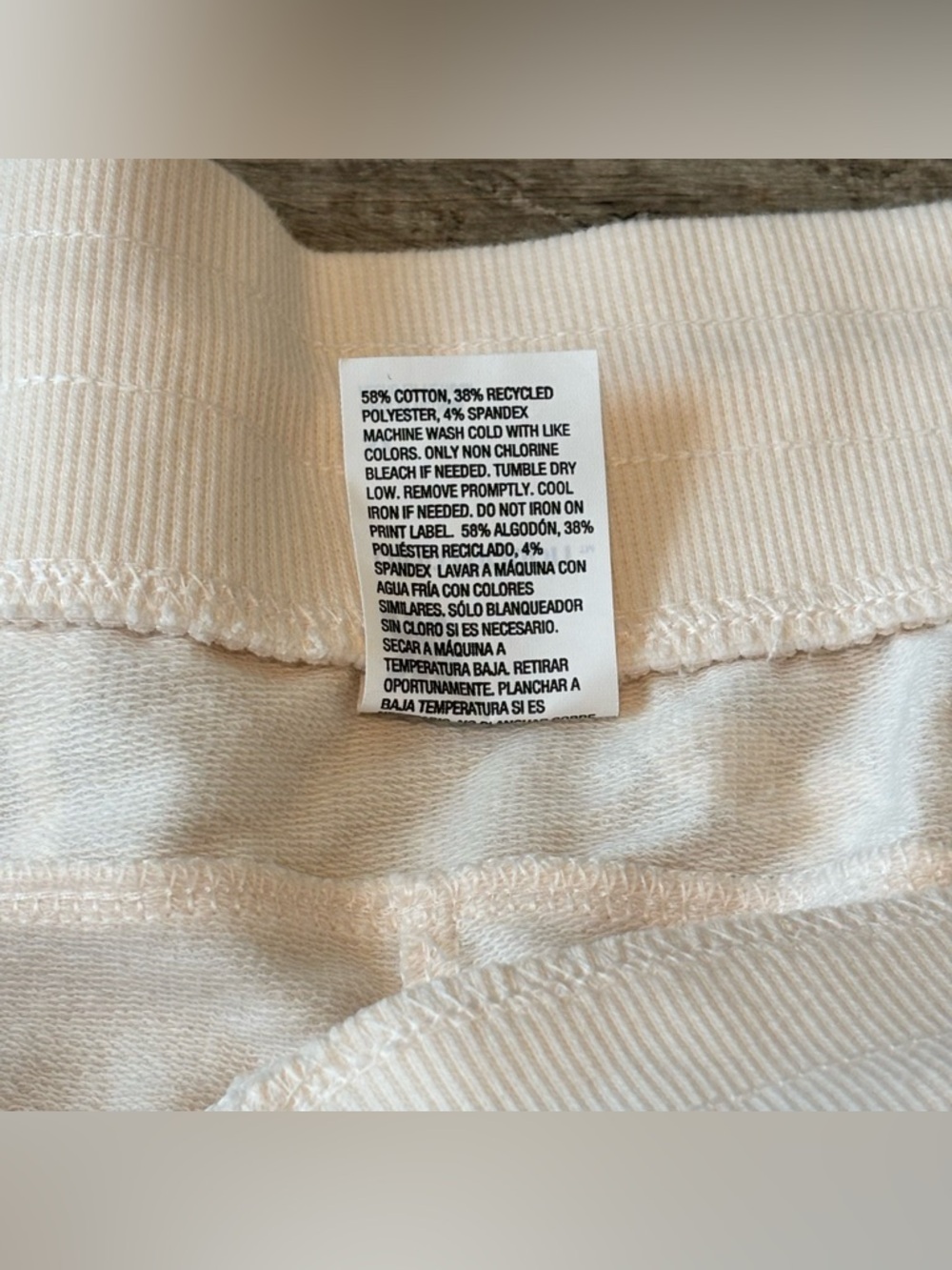 All In Motion Women’s Plus size French Terry Ivory Print Joggers 3X NEW - Picture 5 of 8